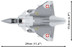 Bild von COBI Mirage III S Schweizer Luftwaffe Kampfflugzeug Baustein Bausatz Armed Forces 5827